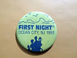 1993 Ocean City,  Nj First Night Pins Year 