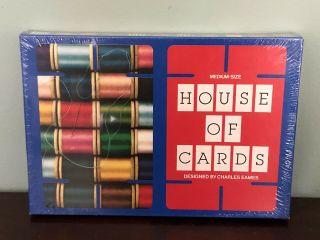 Medium - Size House Of Cards Designed By Charles Eames Still