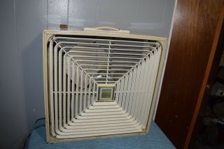Vintage Penneys 3 Spd Box Fan Made by Lakewood Model No SPXC 3