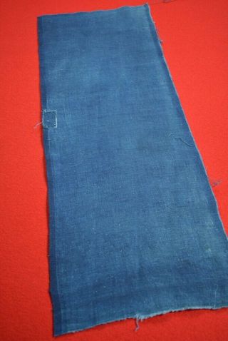 YQ22/40 Vintage Japanese Fabric Cotton Antique Boro Patch Indigo Blue 26.  4 