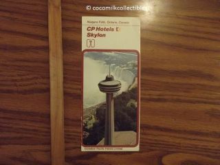 1978 Travel Brochure Cp Hotels Skylon Niagara Falls Ontario Ca Canada Canadian