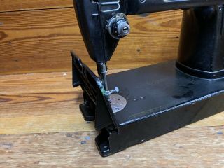 Singer 301A Sewing Machine 1953 short bed Black W/Case & Accessories 3
