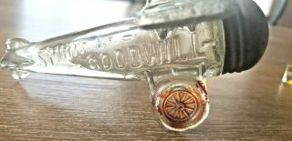 Antique Spirit of Goodwill Glass Candy Container Airplane 4