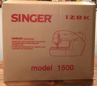 Gameboy Operated Singer Izek 1500 Sewing Machine - Very Rare & Open Box 4