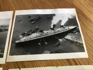 ss Normandie Photos x6 / French Line CGT / Maiden Voyage 5