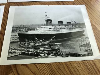ss Normandie Photos x6 / French Line CGT / Maiden Voyage 6