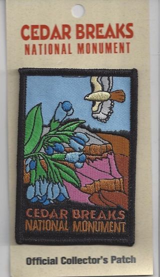 Cedar Breaks National Monument Souvenir Utah Patch