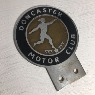 Doncaster Motor Club Auto Badge Emblem Vintage Automobile 173