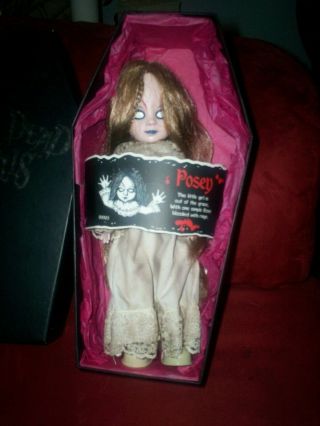2000 Living Dead Doll Posey With Death Certificate Mezco 99905