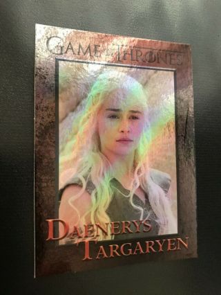 Game Of Thrones Season 6 Daenerys Targaryen Parallel Insert Card