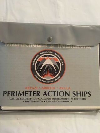 Star Trek Akyazi,  Arbiter,  & Akula Perimeter Action Ships Full - Color Posters