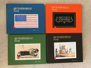 Vintage 1970s Automobile Quarterly Mixed Set Of 4 Books Volumes 10 & 13