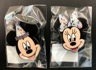 Wdi Imagineering Destination D 2018 90th Birthday Mickey & Minnie Pins Le 1000