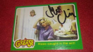 1978 Grease Trading Card - Hand Signed Stockard Channing " Rizzo ",  Autographed,  Vtg