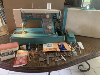 Vintage Rare Homecraft Deluxe Zig - Zag 929 Singer Sewing Machine Accessories Case