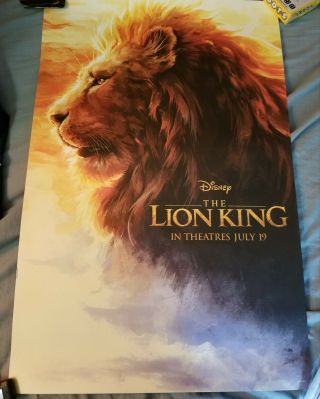 Rare Exclusive Disney Movie Rewards Dmr The Lion King Poster Member Limitedprint