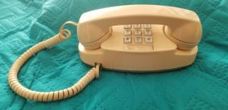Vintage Beige Princess Phone Western Electric Bell System Touch Tone Telephone