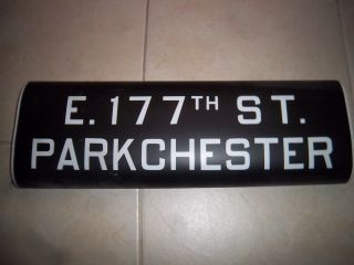 Nyc Subway Sign R17 East 177 Street Parkchester York Bronx Ny Art Roll Sign
