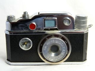 vintage CONT - LITE TABLE LIGHTER camera tripod shutter cord compass JAPAN 5784 2