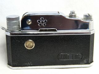 vintage CONT - LITE TABLE LIGHTER camera tripod shutter cord compass JAPAN 5784 3