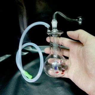 Glass Bongs Water Pipe Bubble Glassware 4.  7 Inches 10mm Bowl