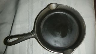 Vintage Griswold Cast Iron Skillet Erie Pa 709 A No.  3 Forever Chrome 6 1/2 " Dia