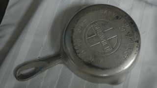 Vintage Griswold Cast Iron Skillet Erie PA 709 A No.  3 Forever Chrome 6 1/2 