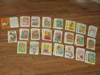 Vintage Old Maid Playing Cards,  Golden,  Western Publishing Company 1988 Complete