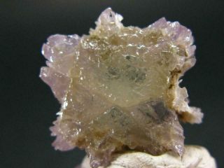Rare Purple Spanish Aragonite Crystal From Spain - 1.  1 "