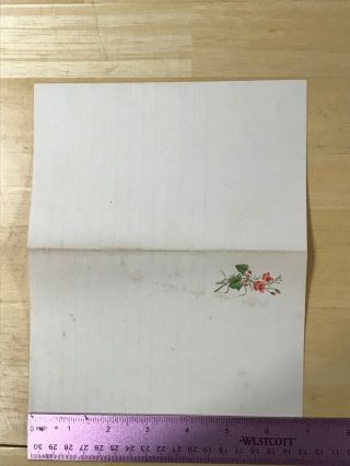 Vintage 1890 ' s stationary paper with 8 Different Designs 5