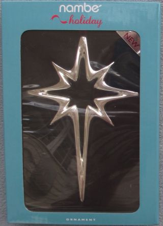 Nambe 8 Point Star Of Bethlehem Ornament
