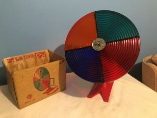 Vintage Snapit Colortone Electric Roto Wheel Rotating Christmas Light -