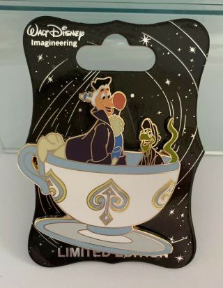Disney Wdi D23 Expo Mad Tea Party Dodo & Bill Lizard In Tea Cup Pin Le 250