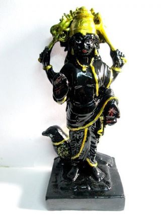 Shri Sri Shani Shaani Dev Solid Resin Quality7.  5 " Statue Shanis Negative Effects
