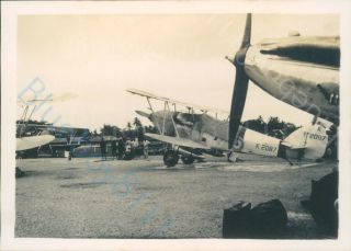 Raf Hawker Hart Aircraft On Burma Airfield In The 1930 