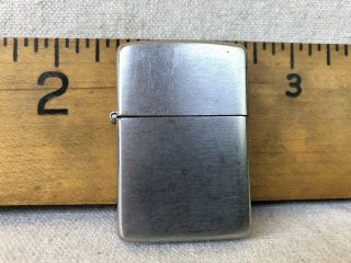 Vintage Zippo Stainless Steel Lighter (as - Is)