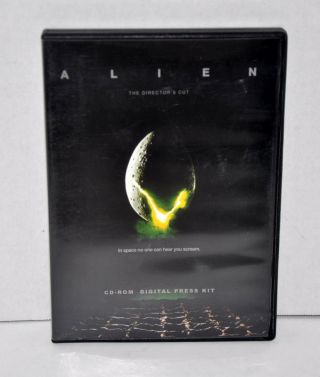 Alien The Directors Cut 1979 Movie Cd - Rom Digital Press Kit W Book/case