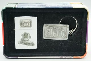 Zippo Lighter 1998 Bradford Pa Limited Edition In Tin W/ Keychain & Box 209