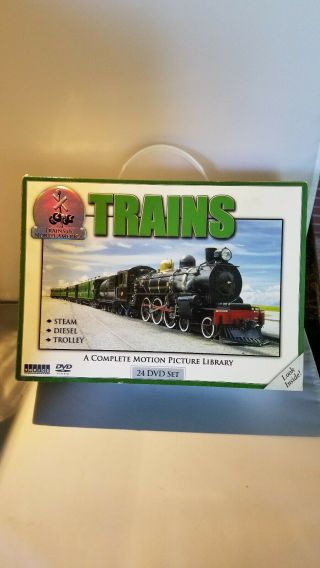 Trains Of North America - Complete Motion Picture Library - 24 Dvd Set