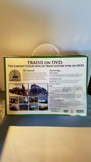 Trains Of North America - Complete Motion Picture Library - 24 DVD SET 2