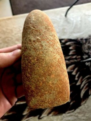 Mlc S2795 Multi Colored Old Stone Celt African Neolithic Paleolithic Artifact