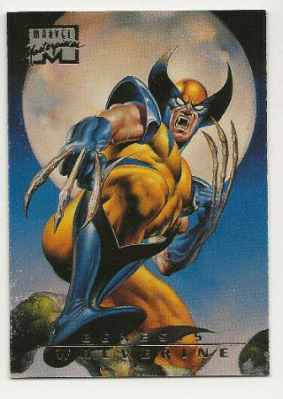 Wolverine 93 1996 Marvel Masterpieces Trading Card Skybox Genesis
