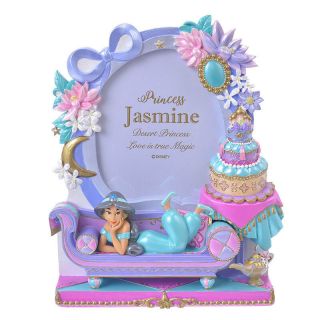 Disney Store Japan 2019 Jasmine Princess Party 3 D Figure Photo Stand Flame