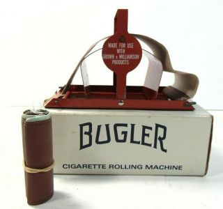 Bugler Red Cigarette Rolling Machine Brown And Williamson Tobacco Corp Vintage