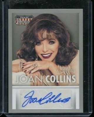2015 Panini Americana Joan Collins Autographed Card S - Jc
