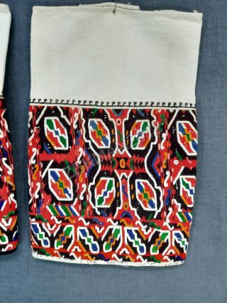 Antique Folk Macedonian Hand - embroidered Women ' s Set of Cotton Sleeves - Bitola 2