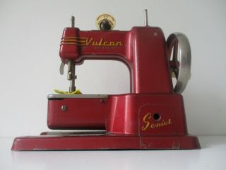 Toy Child ' s sewing machine Vulcan Senior Red burgundy version 3