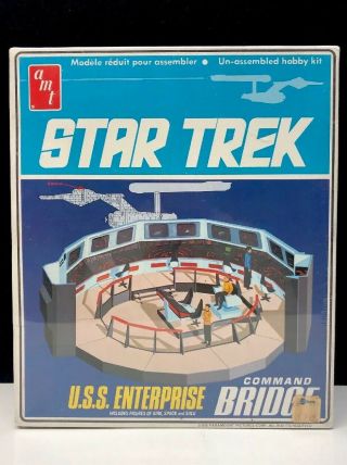 Vintage Mib Factory Star Trek Enterprise Command Bridge Kirk Spock Sulu