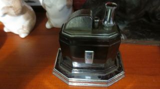 Vintage Ronson Touch - Tip ' Octette ' Table Lighter Black RARE 2