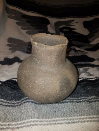 Prehistoric Missippian Culture Pottery Jar/ Native American Indian.